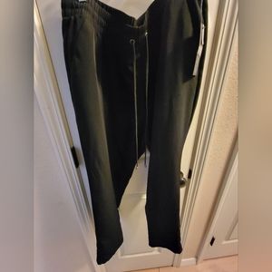 Apt 9 Black Rayon Fabric drawstring Pants